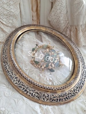 antiquebowlglassframe